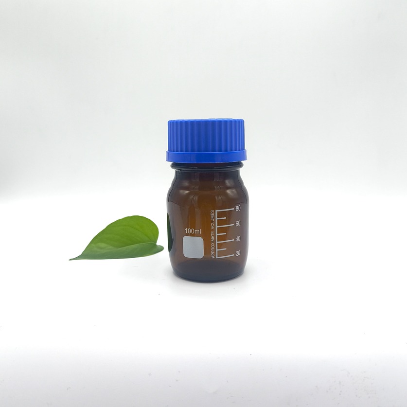 100ml ब्राऊन ग्लास अभिकर्मक बाटली